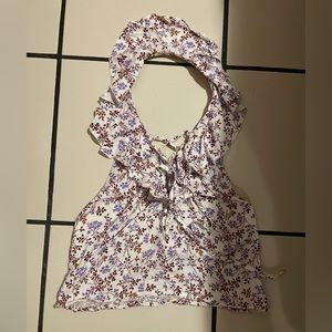 Floral crop top
